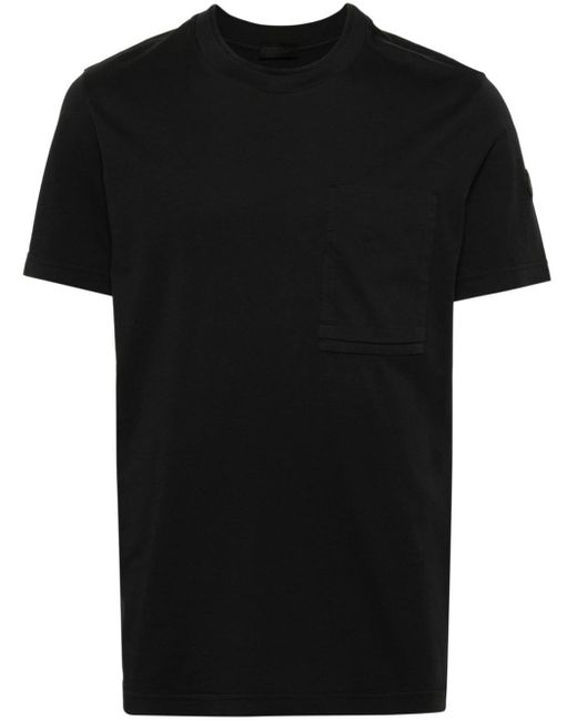 T-shirt con logo di Moncler in Black da Uomo