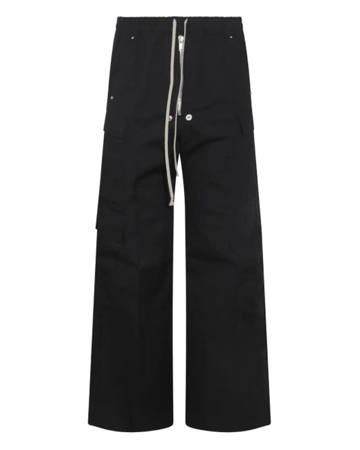 Rick Owens Relaxed-Fit Trousers With Cargo Pockets in Black für Herren