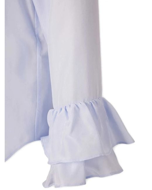 Dorothee Schumacher White Ruffled Shirt