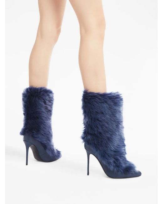 Giuseppe Zanotti Blue Micole Stiefel 105Mm