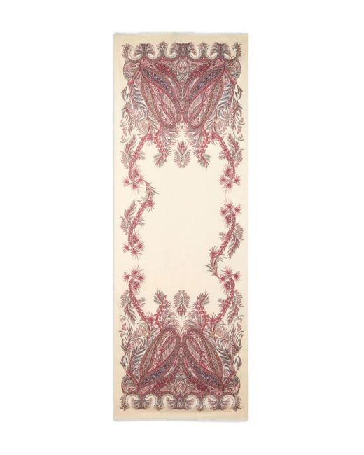 Etro ペイズリー スカーフ Pink