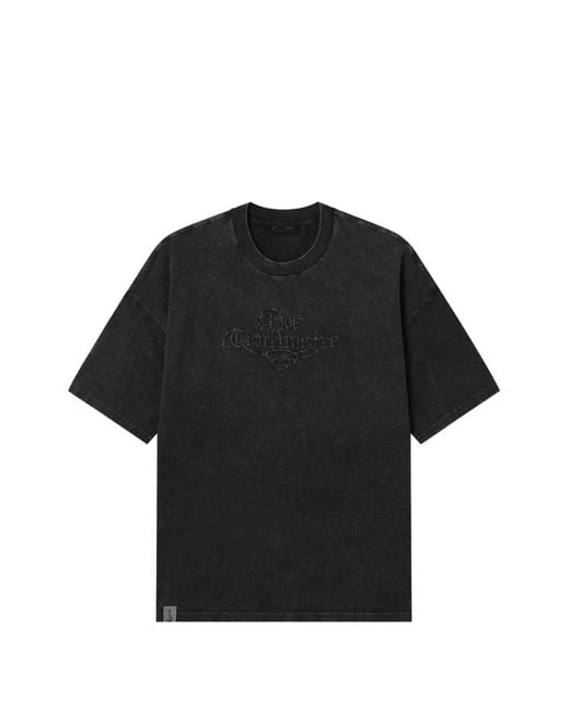 FIVE CM Black Graphic T-Shirt for men