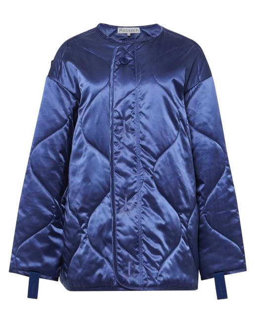 J.W. Anderson Blue Gesteppte Jacke