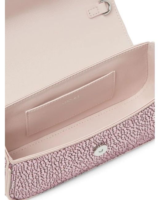 Versace Pink La Medusa Mini-Tasche Mit Kristallen