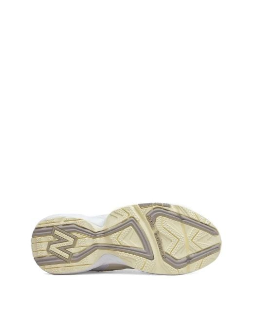 New Balance White 608 Leather Sneakers