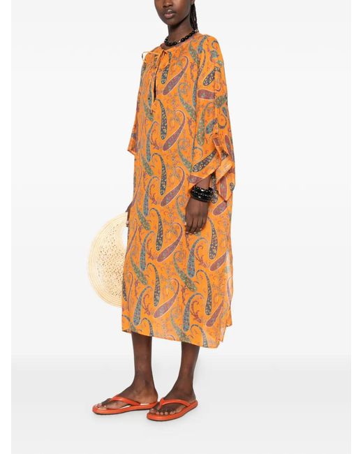 Etro Orange Dresses