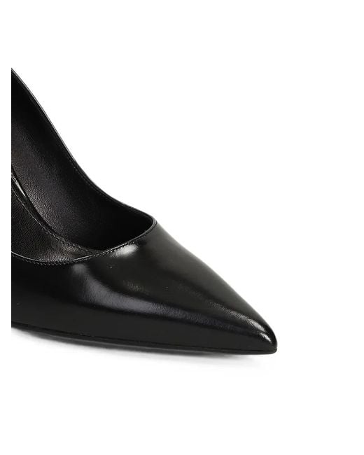 Chantal Black Pointed-Toe Pumps