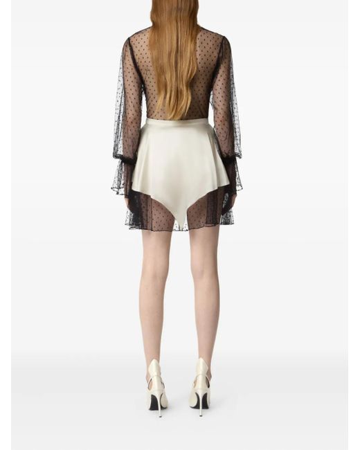 Nina Ricci Top Met Stippen in het Gray