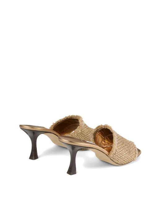 Jimmy Choo Metallic 70Mm Alexia Sandals