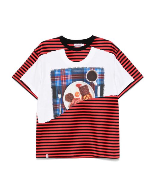 Charles Jeffrey Red Auld Hag Double T-Shirt