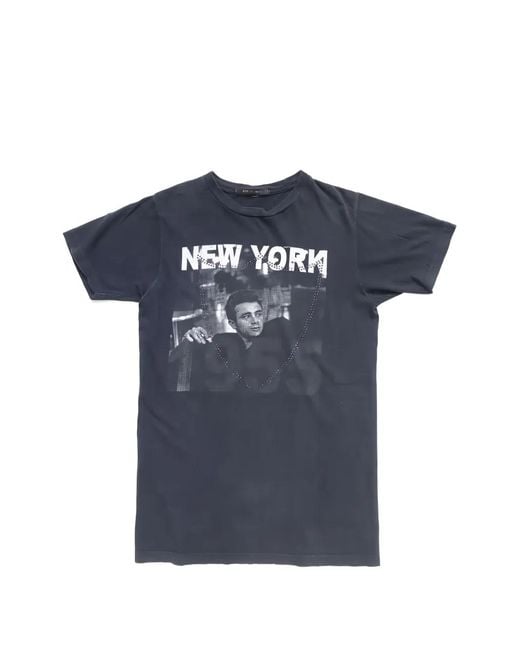 HTC Blue James Dean Lux Graphic-Print T-Shirt for men
