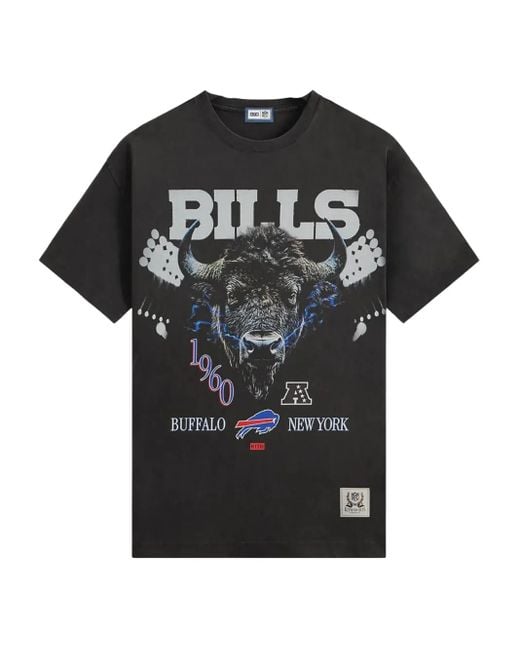 Kith Black Nfl Buffalo Bills Jones Cotton T-Shirt for men