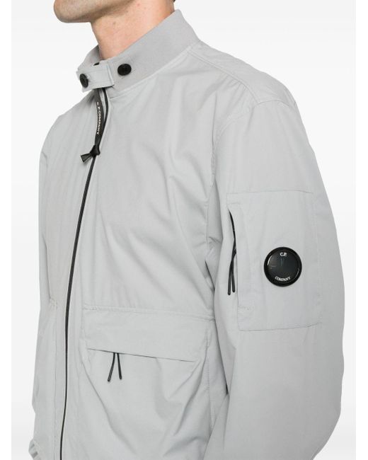 C P Company Gray Pro-Tek Shell Jacket for men