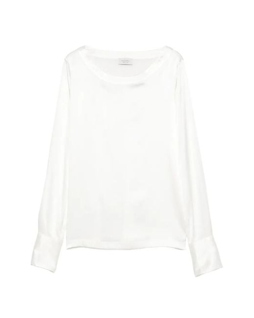 Mazzarelli White Angie Blouse