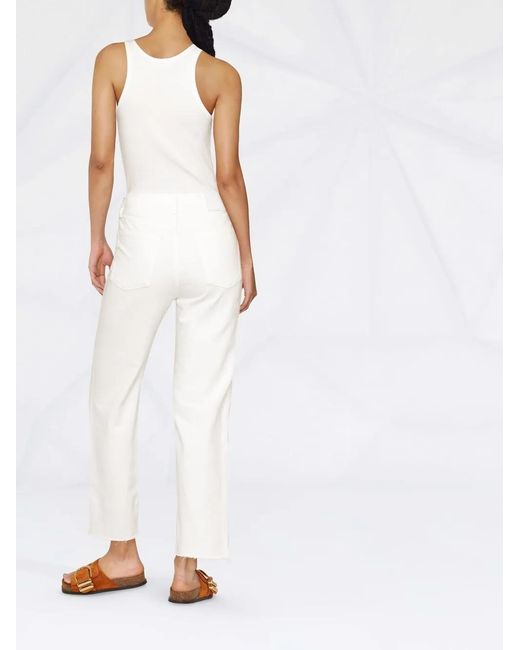 Totême  White Classic Cut Denim