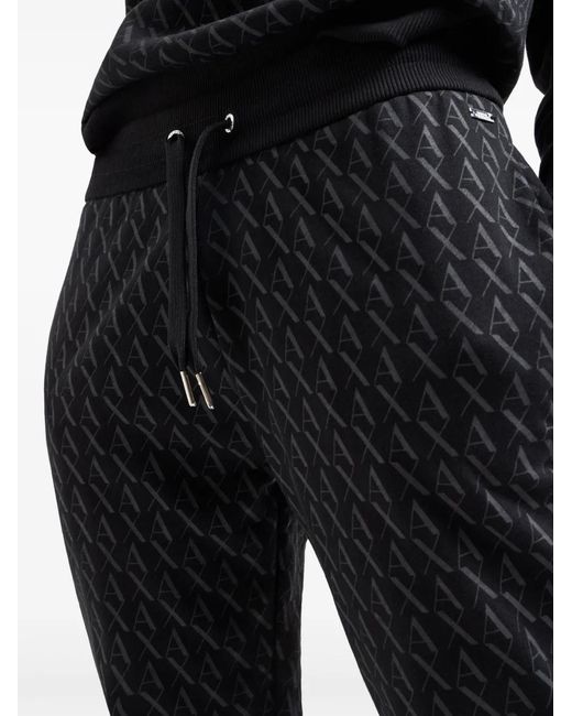 ARMANI EXCHANGE Black Logo Trousers