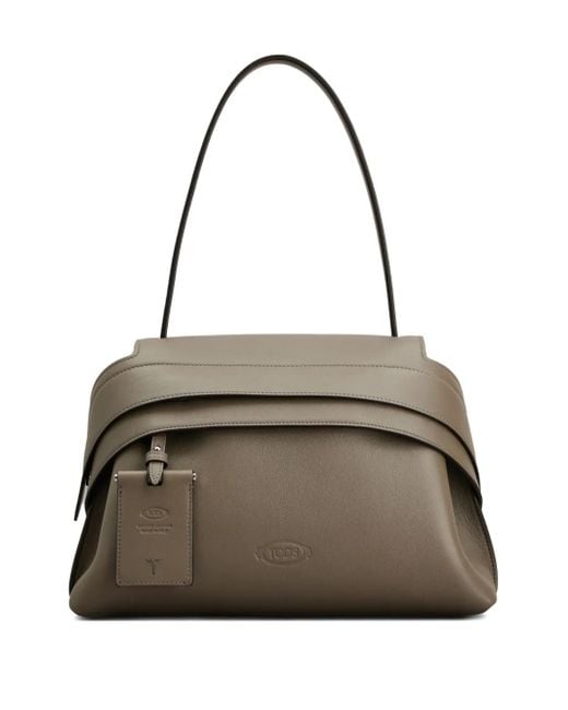 Borsa Folded Piccola di Tod's in Metallic