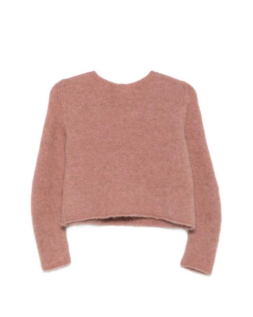 Phisique Du Role Pink Long-Sleeves Sweater