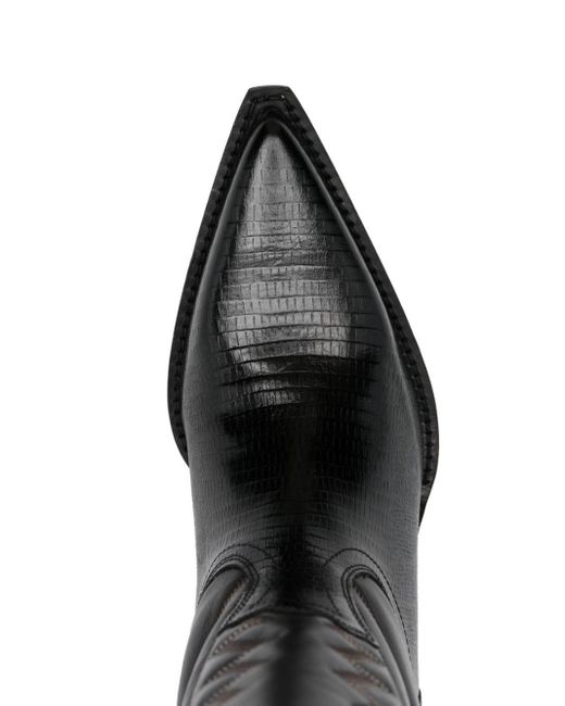 Paris Texas Black Kniehohe Viola Stiefel 65mm