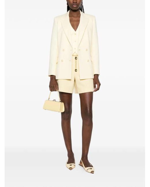 Maje Natural Double-Breasted Suit Jacket