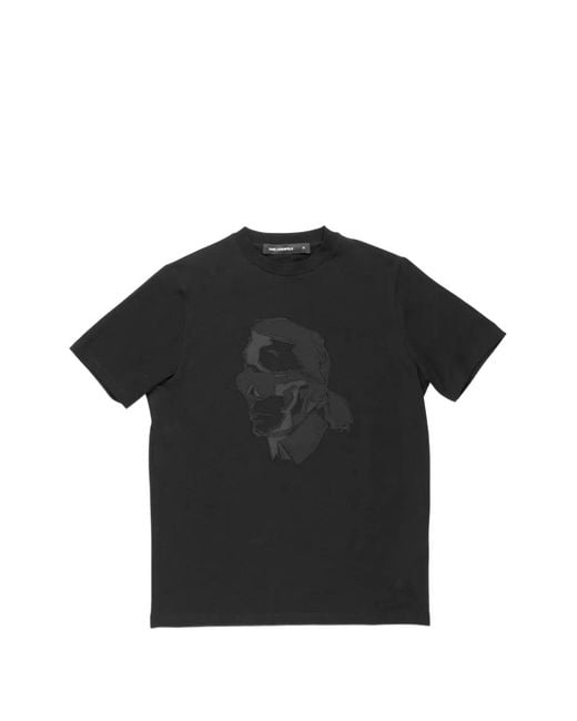 Karl Lagerfeld Black Ikonik Patch T-Shirt for men