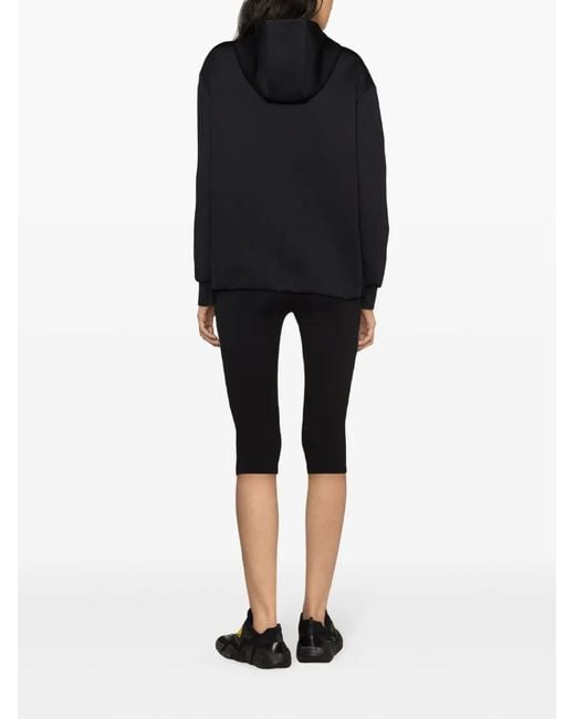 Wardrobe NYC Black Zip-Pocket Cropped Leggings