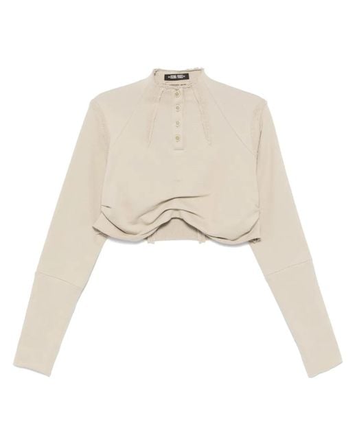 Elena Velez White Amish Sweatshirt