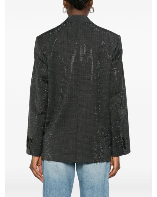 Alexander Wang Black Sequin-Embellished Blazer