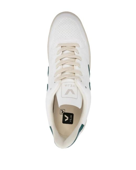 Veja White V-10 Cwl Sneakers - Unisex - Calf Leather/fabric/rubber