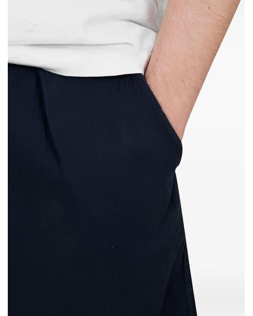 Universal Works Shorts Van Linnen Mix in het Blue voor heren