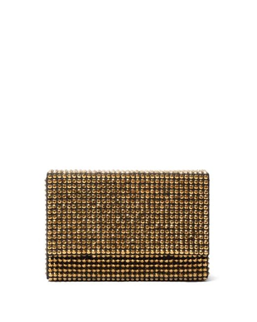 Clutch Con Borchie di Twentyfourhaitch in Brown