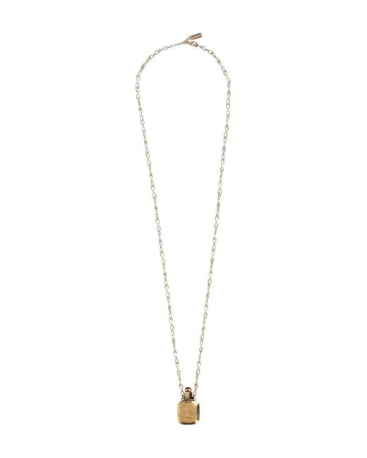 Chloé White Bottle-Pendant Necklace