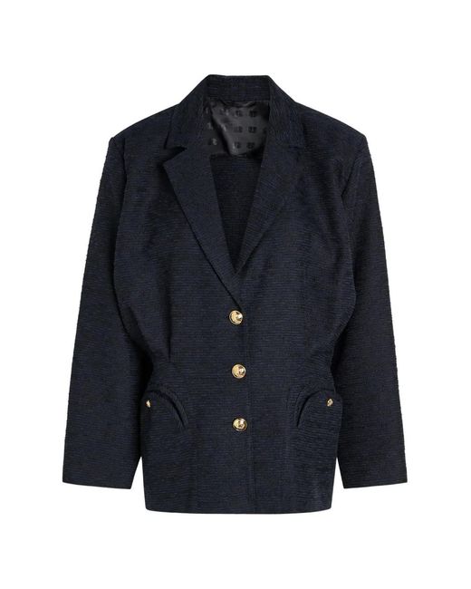 Blazé Milano Blue Buttoned Jacket
