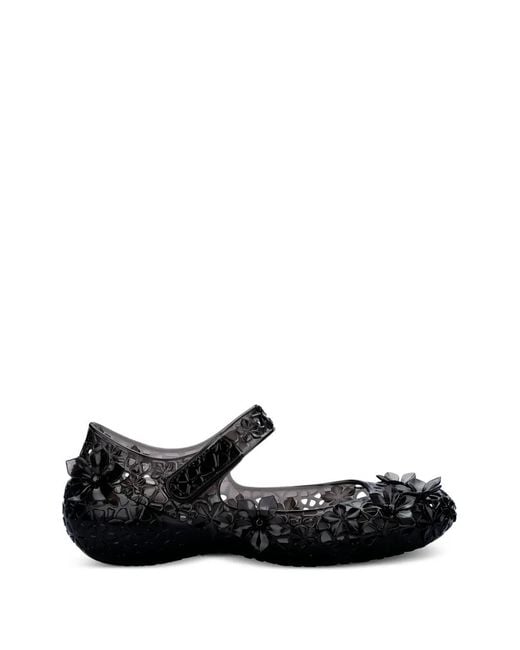 Melissa Black Ballerines Luna Bloom X Susan Fang