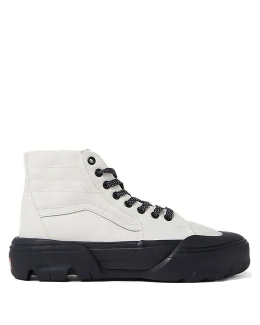 Vans White Sk8-Hi Sneakers