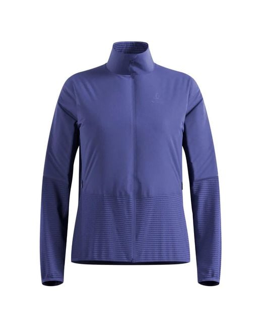 Odlo Blue Textured Performance Jacket