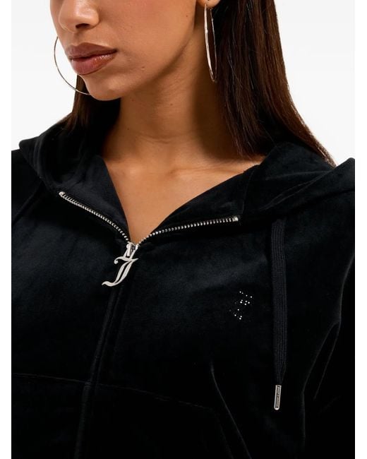 Juicy Couture Black Embellished Hoodie