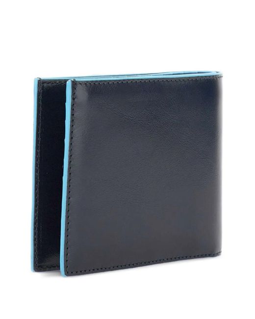Piquadro Blue Leather Wallet for men