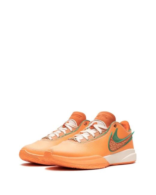 Nike Orange Baskets Lebron 20 'Famu X Apb