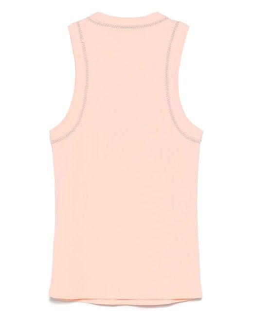 DKNY Pink Débardeur À Détail Clouté