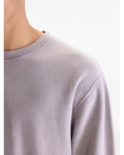 Bellerose Gray Round-Neck Sweatshirt for men