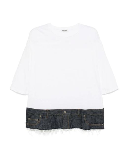 T-Shirt En Coton Undercover en coloris White