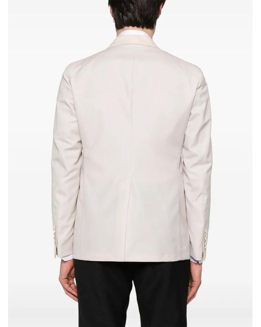 Tagliatore Natural Patterned-Jacquard Blazer for men