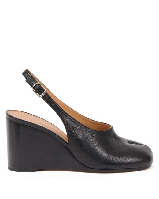 Maison Margiela Black Leather Pumps