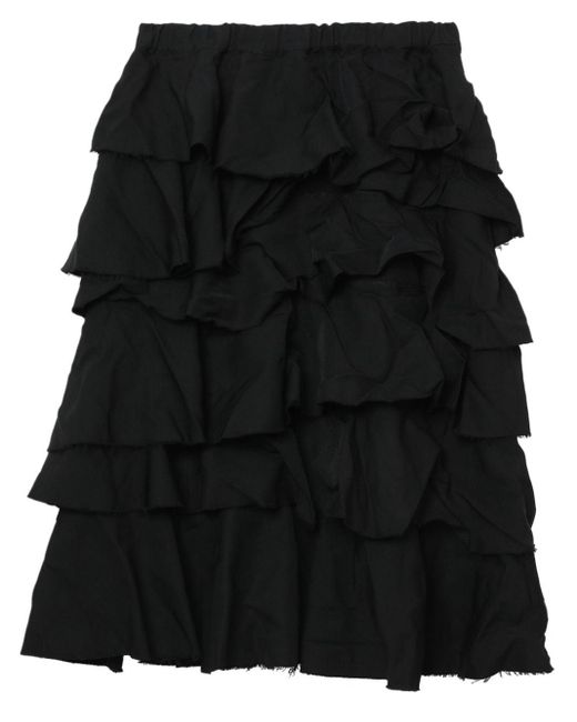COMME DES GARÇON BLACK ラッフル スカート Black