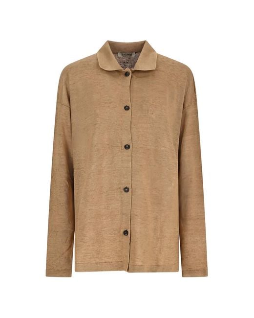 Max Mara Natural 'Max Mara Elegant Linen Sweater For