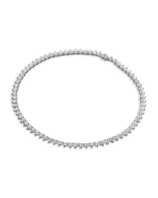 Anabela Chan White 18Kt Eternity Heart Diamond Necklace