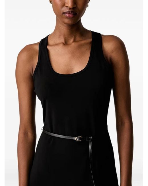 MICHAEL Michael Kors Black Belted Racerback Dress