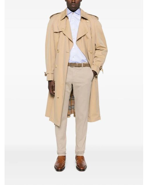Kiton White Long-Sleeve Button Shirt for men