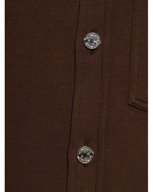 Givenchy Couture Seam Hemd Mit Logo-Patch in Brown für Herren